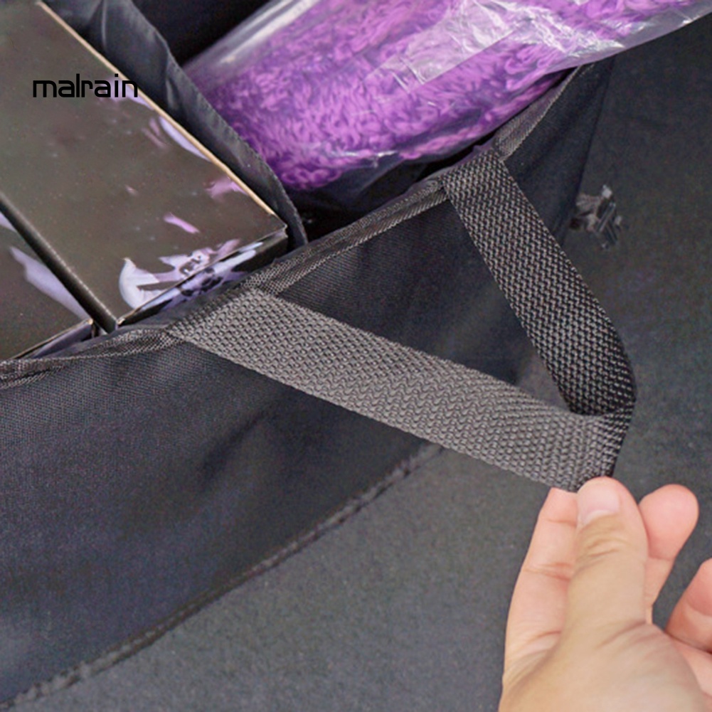 Túi Đựng Đồ Chơi / Thực Phẩm Sức Chứa Lớn Có Thể Gấp Gọn Tiện Dụng Cho Xe Hơi / Xe