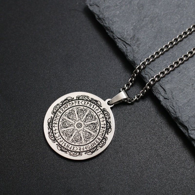 Z Vòng cổ Bằng Thép Titan Không Gỉ Phong Cách Vintage Thời Trang Dành Cho Nam