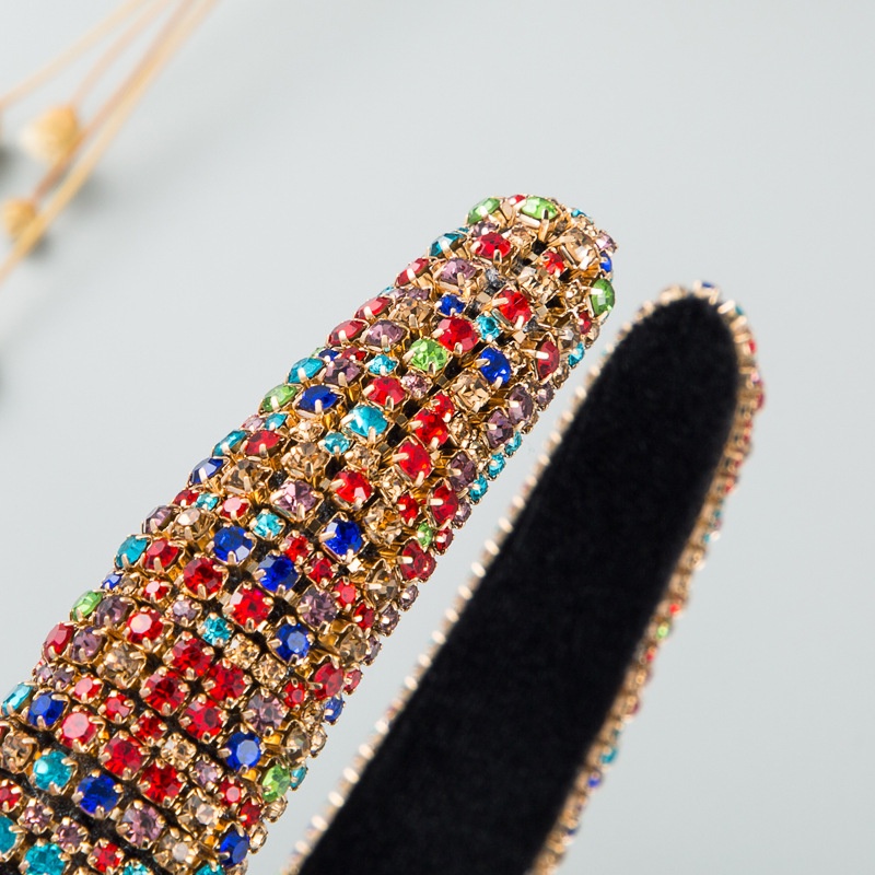 Băng Đô Cài Tóc Đính Đá Zircon Sang Trọng Cho Nữ