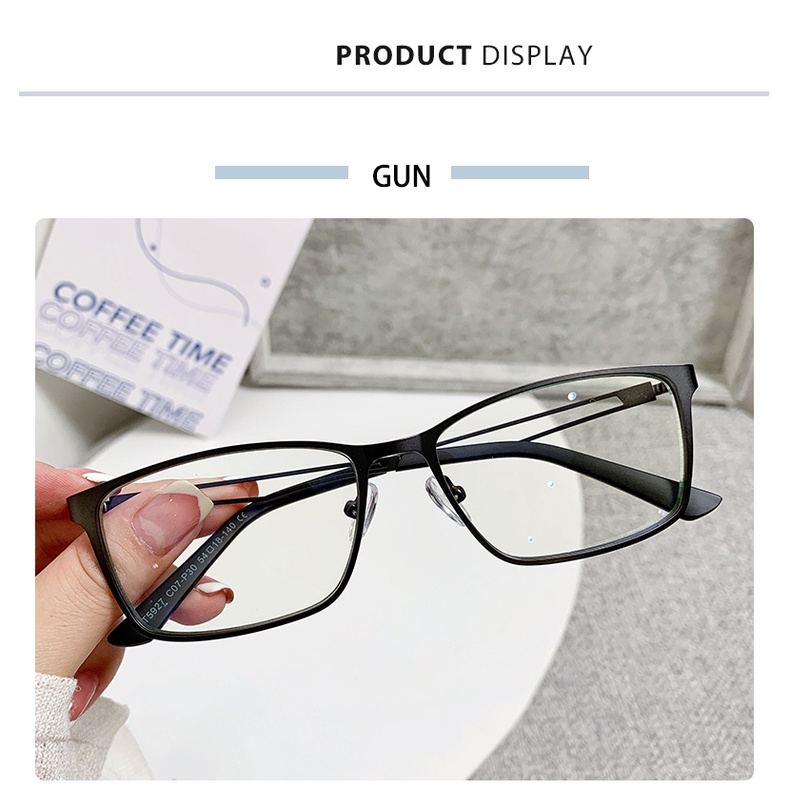 Kính Mát Gọng Kim Loại Chống Bức Xạ Thời Trang Cho Nam