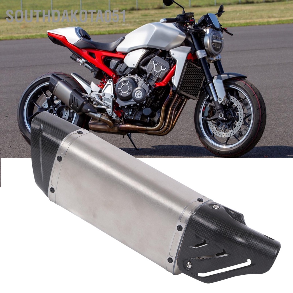 Southdakota051 51Mm Đa Năng Ống Xả Xe Máy Sợi Carbon Hút Đuôi Tái Trang Bị