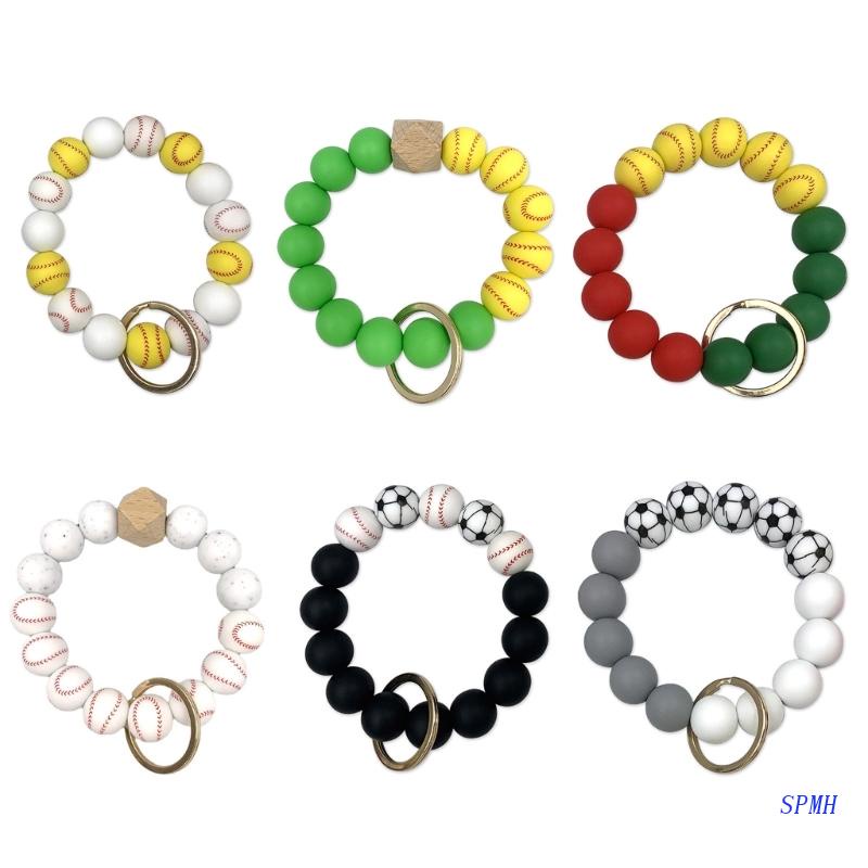 Vòng Tay Chuỗi Hạt Bằng Silicone Siêu Co Giãn Cho Nam Và Nữ