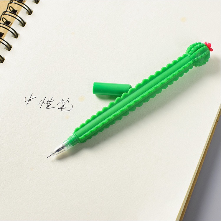Sáng Tạo Hoa Xương Rồng Bút Bút Gel Màu Đen 0.5 Mm Chữ Ký Bút Văn Phòng Phẩm Đồ Dùng Học Sinh Văn Phòng Phẩm Quà Tặng Giải Thưởng 1 Bút