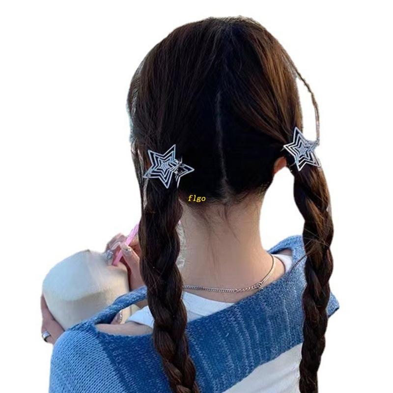 Kẹp Tóc Hình Ngôi Sao Bằng Kim Loại Thời Trang Dành Cho Nữ
