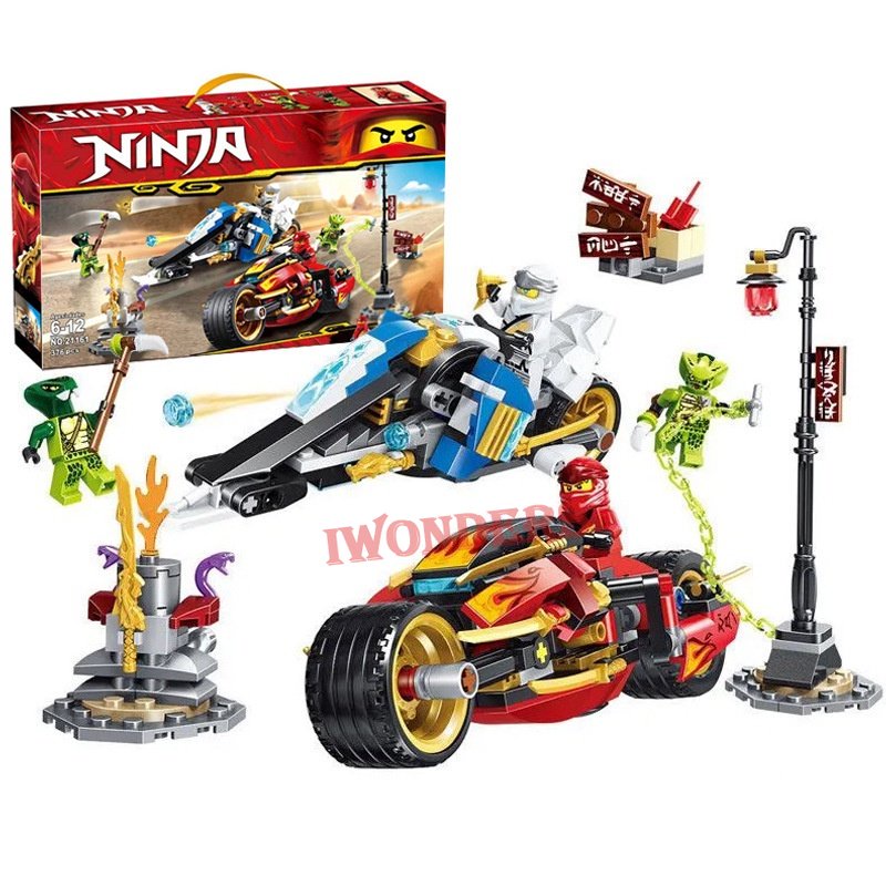 Mới Đồ Chơi Lắp Ráp Chu Kỳ Ninja & Zane 'S Snowmobile Overlord Dragon 7066 7
