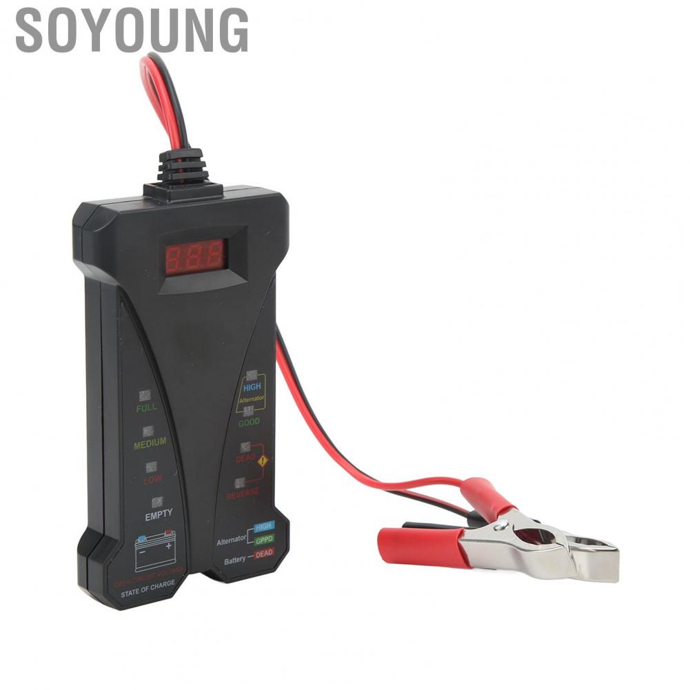 Soyoung  Tester Automobile Analyzer Over Voltage Protection 4V-20V Range High Accuracy for 12V Car