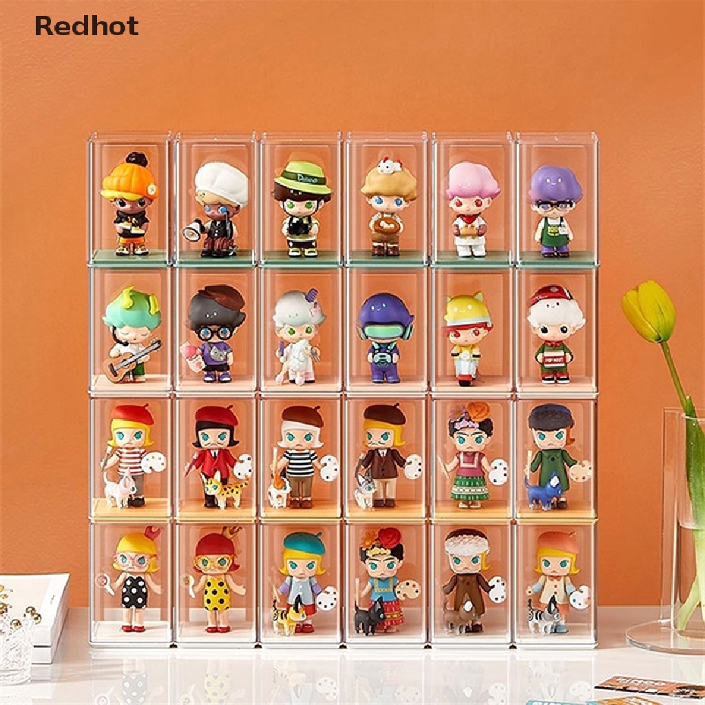 1 Hộp Trưng Bày Mô Hình Búp Bê Trong Suốt Chống Bụi