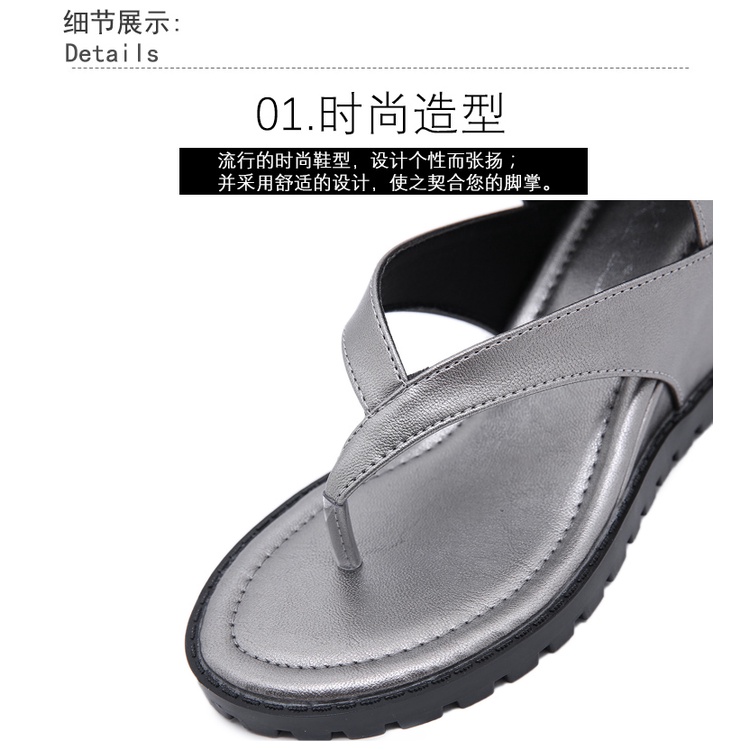 Giày Sandal Đế Xuồng Quai Xích Thời Trang Dành Cho Nữ