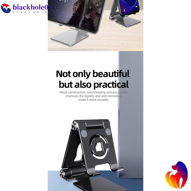 Giá Đỡ Điện Thoại / Máy Tính Bảng Bằng Hợp Kim Nhôm Có Thể Gấp Gọn Tiện Lợi