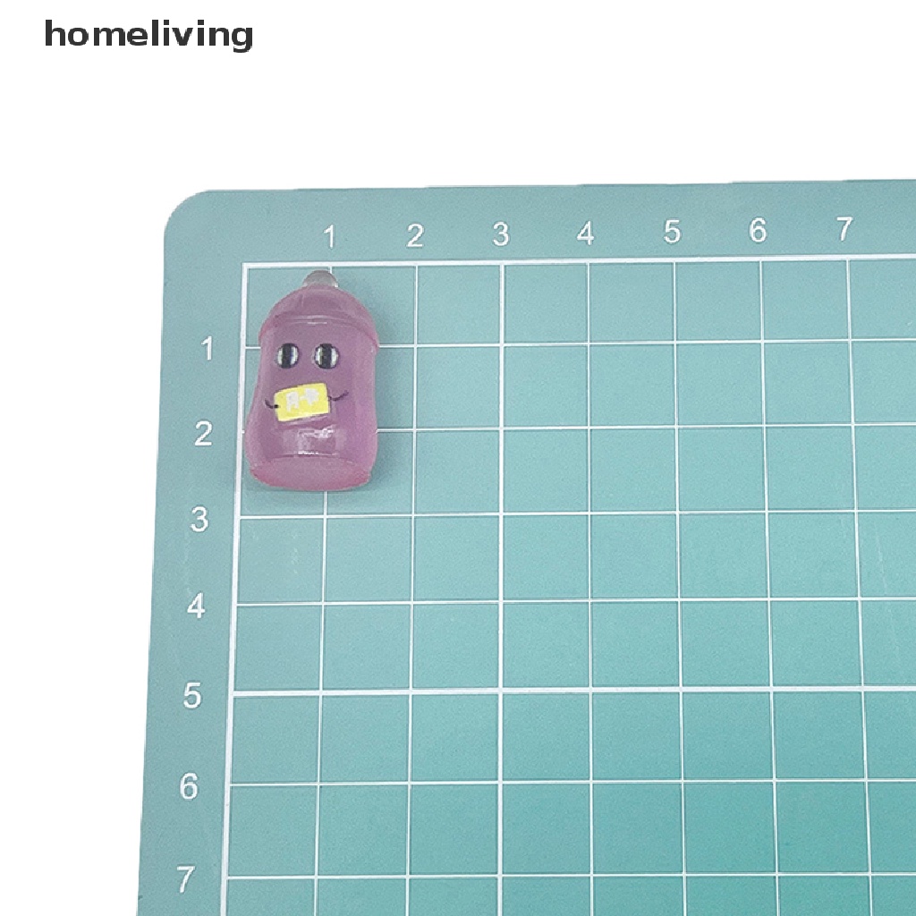 Set 2 Mô Hình Xe Hơi Hạt Đậu Đỏ Mini Bằng Nhựa Resin Dạ Quang Trang Trí Sân Vườn