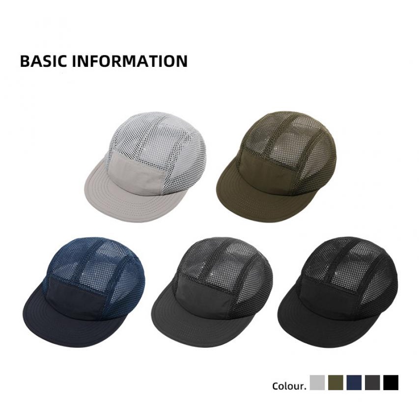 Set 5 Mũ Lưỡi Trai Phối Lưới Chống Thấm Nước Nhanh Khô Thời Trang Mùa Hè Cho Nam Và Nữ