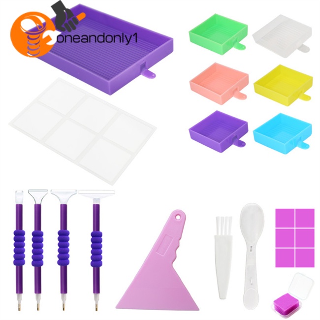 Bộ Dụng Cụ Làm Tranh Đính Đá Diy Đa Năng Dành Cho Người Mới Bắt Đầu