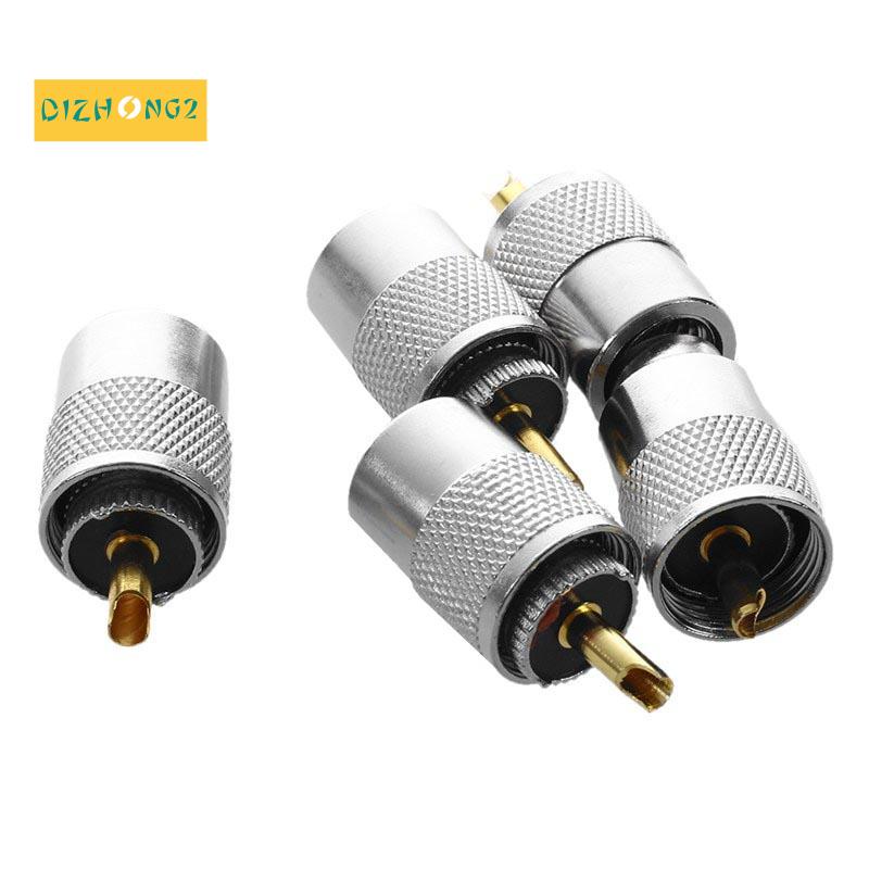 Bộ 5 Đầu Nối Hàn UHF PL259 Cho RG8