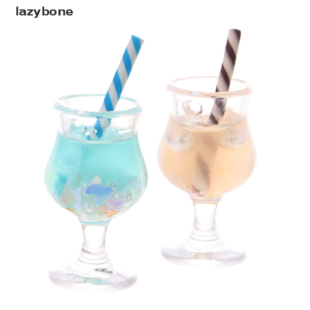 Bộ 2 Ly Nước Mini Dạ Quang Dùng Trang Trí Nhà Búp Bê