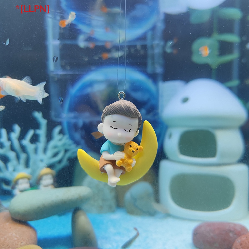 Phụ Kiện Trang Trí Hồ Cá Hình Nhân Vật Hoạt Hình Sáng Tạo