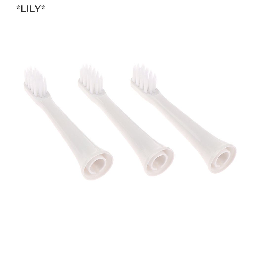 LILY 3PC Xiaomi T100 điện thay thế bàn chải đánh răng đầu sạch lông bàn chải vòi phun uuu