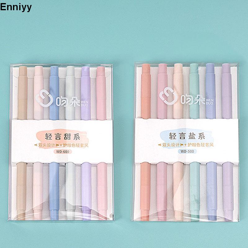 ✨✨Set 6 bút màu highlighter dùng cho học sinh đánh dấu đầu bút siêu mềm