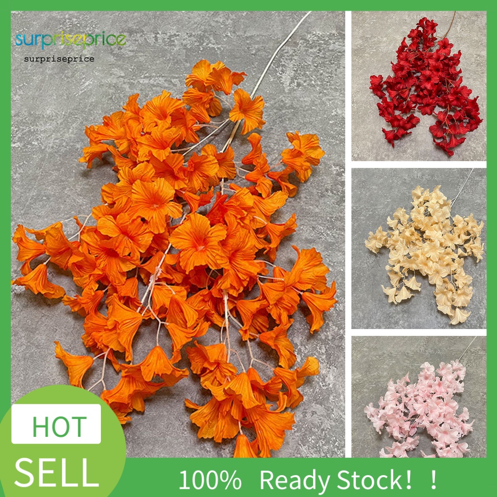 Chậu Cây Nhân Tạo Ba Cánh Trọng Lượng Nhẹ Không Bị Đứt Dùng Trang Trí Nhà Cửa / SPA