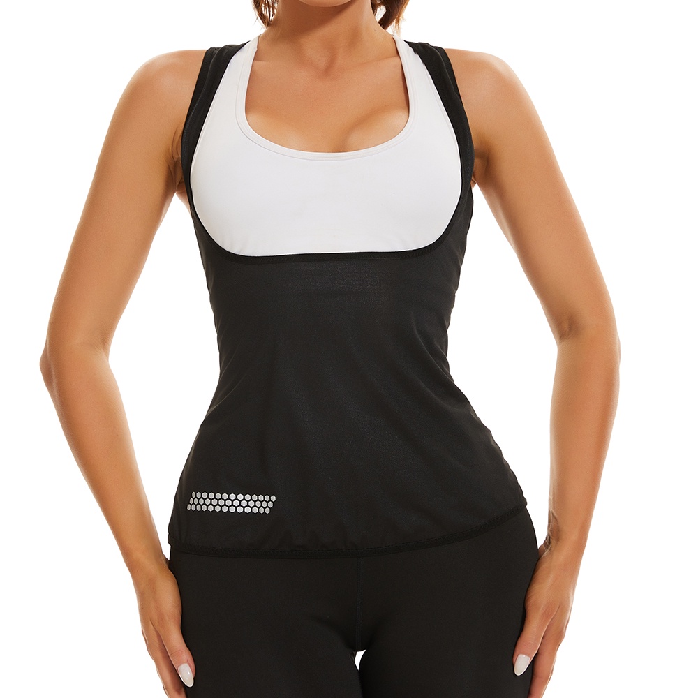 Áo Lót Sweater Thể Thao Xông Hơi Bụng Phẳng Tập Thể Dục Giảm Cân Định Hình Eo Quyến Rũ Cho Nữ