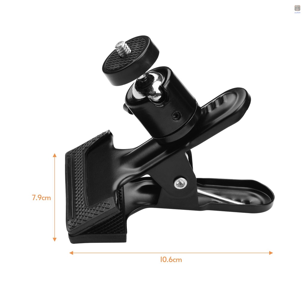 1 Kẹp Kim Loại Andoer Đa Năng Có Thể Xoay Được Cho Chân Máy Ảnh