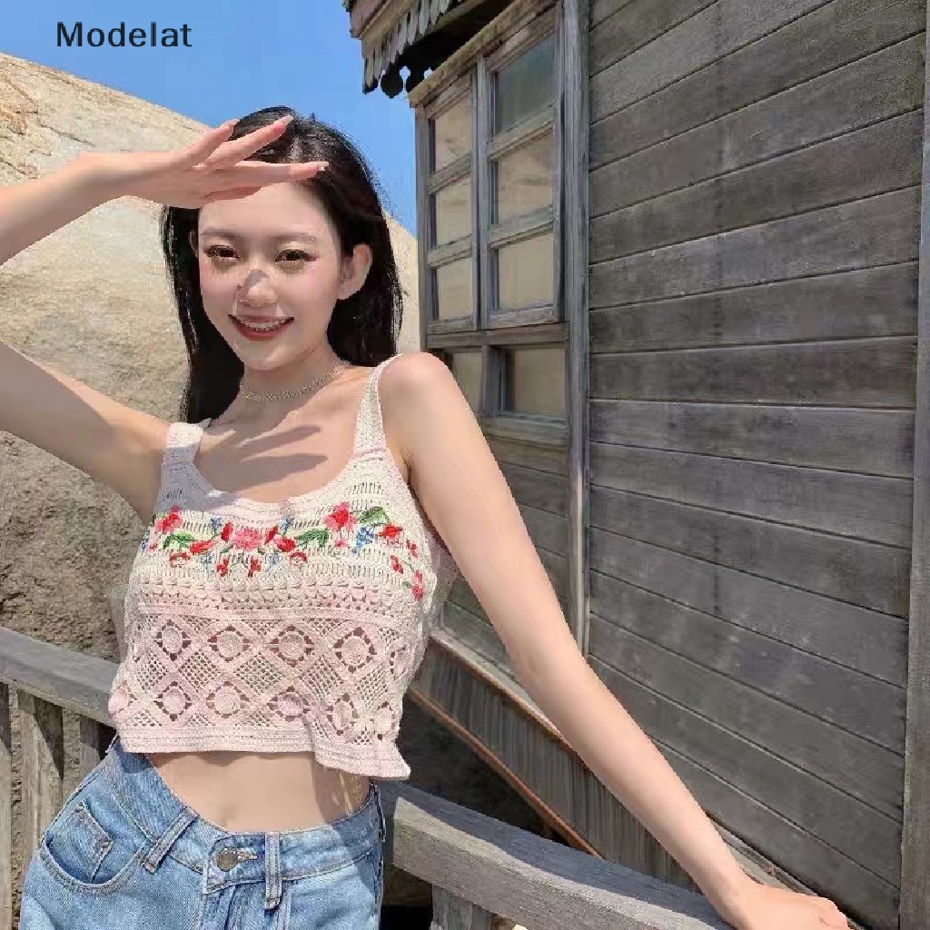 Áo Dệt Kim Sát Nách Dáng Rộng Thêu Họa Tiết Phong Cách Bohemia Thời Trang Mùa Hè Cho Nữ