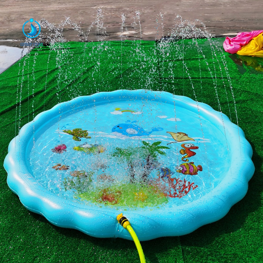 Thảm Nước Bơm Hơi Hình Động Vật Biển Cho Bé