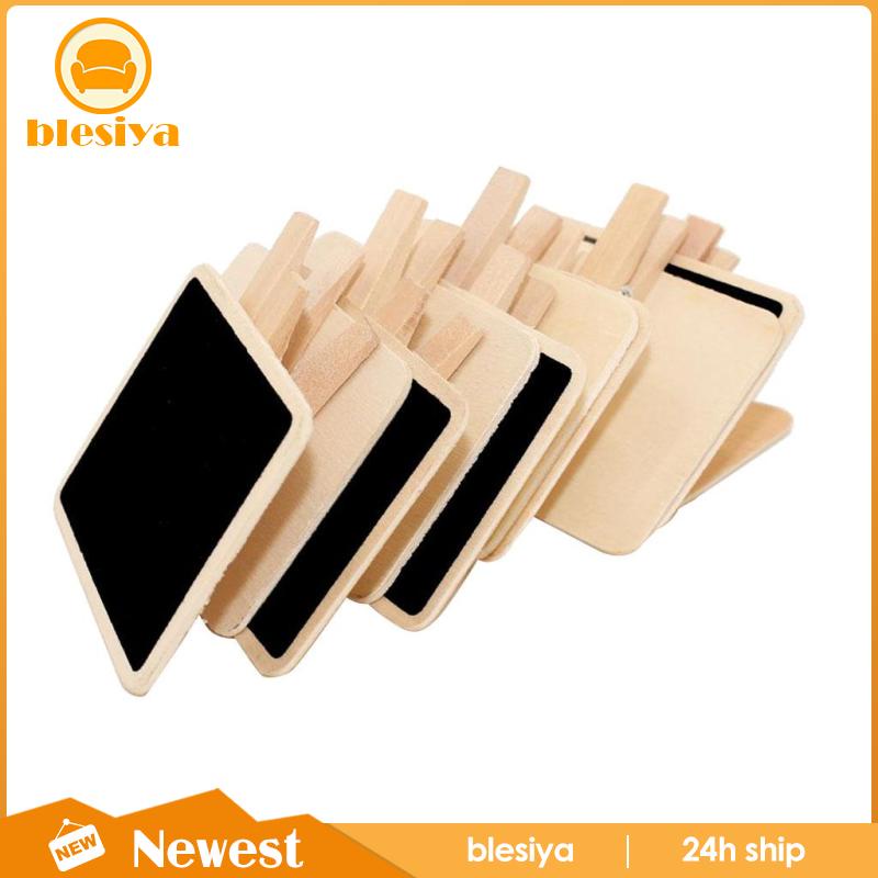Set 10 Bảng Gỗ Ghi Chú Treo Tường Tiện Lợi Note