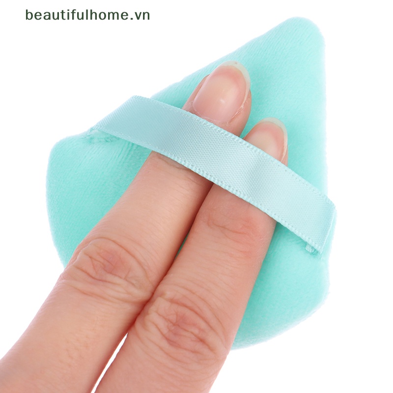 Bộ 12 Miếng Mút Trang Điểm Hình Tam Giác Có Thể Giặt Được