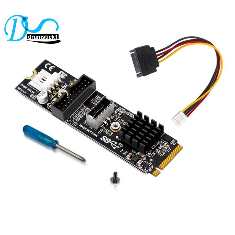 Card Đồ Họa Mở Rộng Chuyển Đổi PCI-E M.2 PCI E Sang USB3.0 TYPE-C + 19 / 20P M2