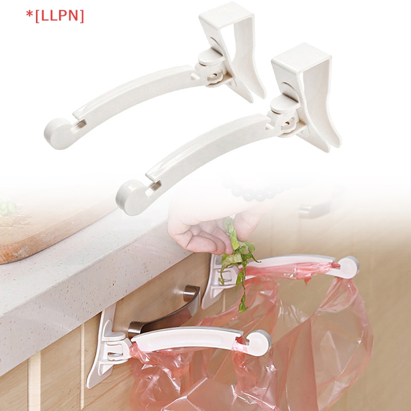 Bộ 2 Giá Đỡ Treo Túi Rác Bằng Nhựa Gắn Tủ Bếp Tiện Dụng