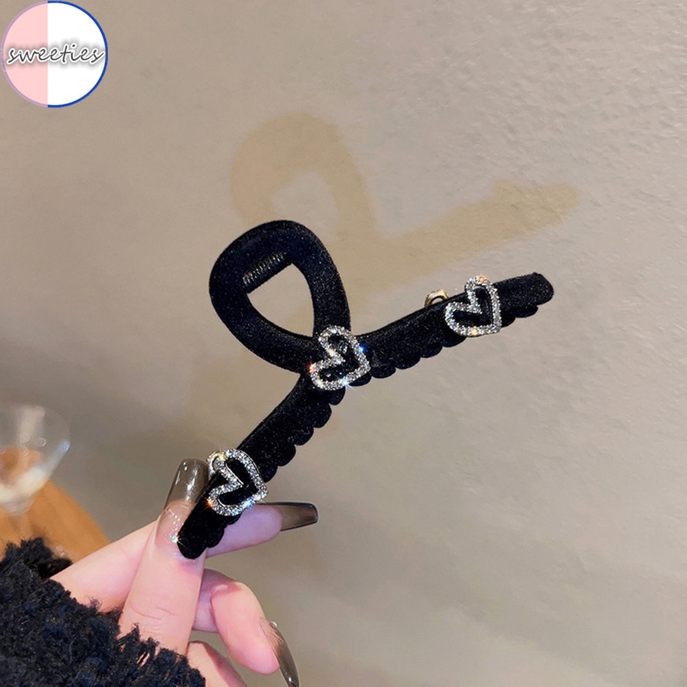 Kẹp TóC HìNh Cá MậP ĐíNh Kim Cương Giả ThờI Trang Cho Nữ