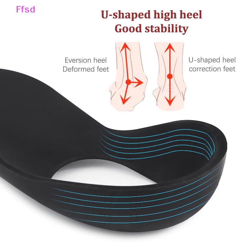 1 Cặp Miếng Lót Giày Hình Chữ O Hỗ Trợ Chỉnh Hình Bàn Chân Giảm Căng Thẳng