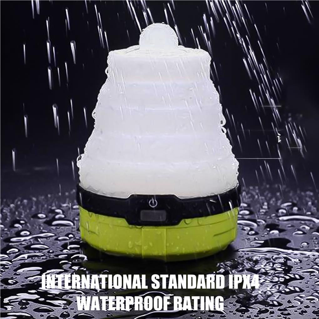 Đèn Cắm Trại Bằng Silicone Chống Thấm Nước Có Thể Sạc Lại Đa Năng Tiện Dụng