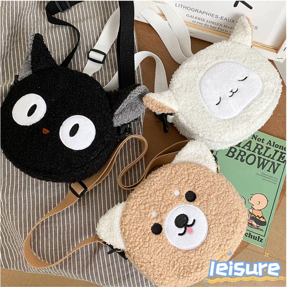 Túi Xách Phối Lông Phong Cách Nhật Bản Đáng Yêu Cho Nữ