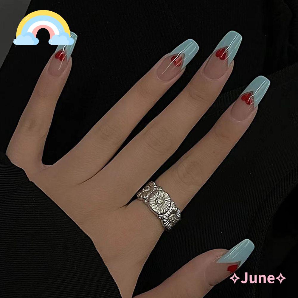 Bộ 24 Móng Tay Giả Che Phủ Toàn Diện Có Thể Tháo Rời