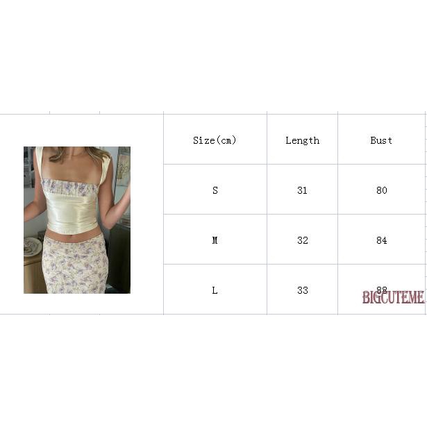 Áo Crop Top Y2K Không Tay Cổ Vuông Hở Lưng Họa Tiết Hoa Phong Cách Vintage Dễ Thương