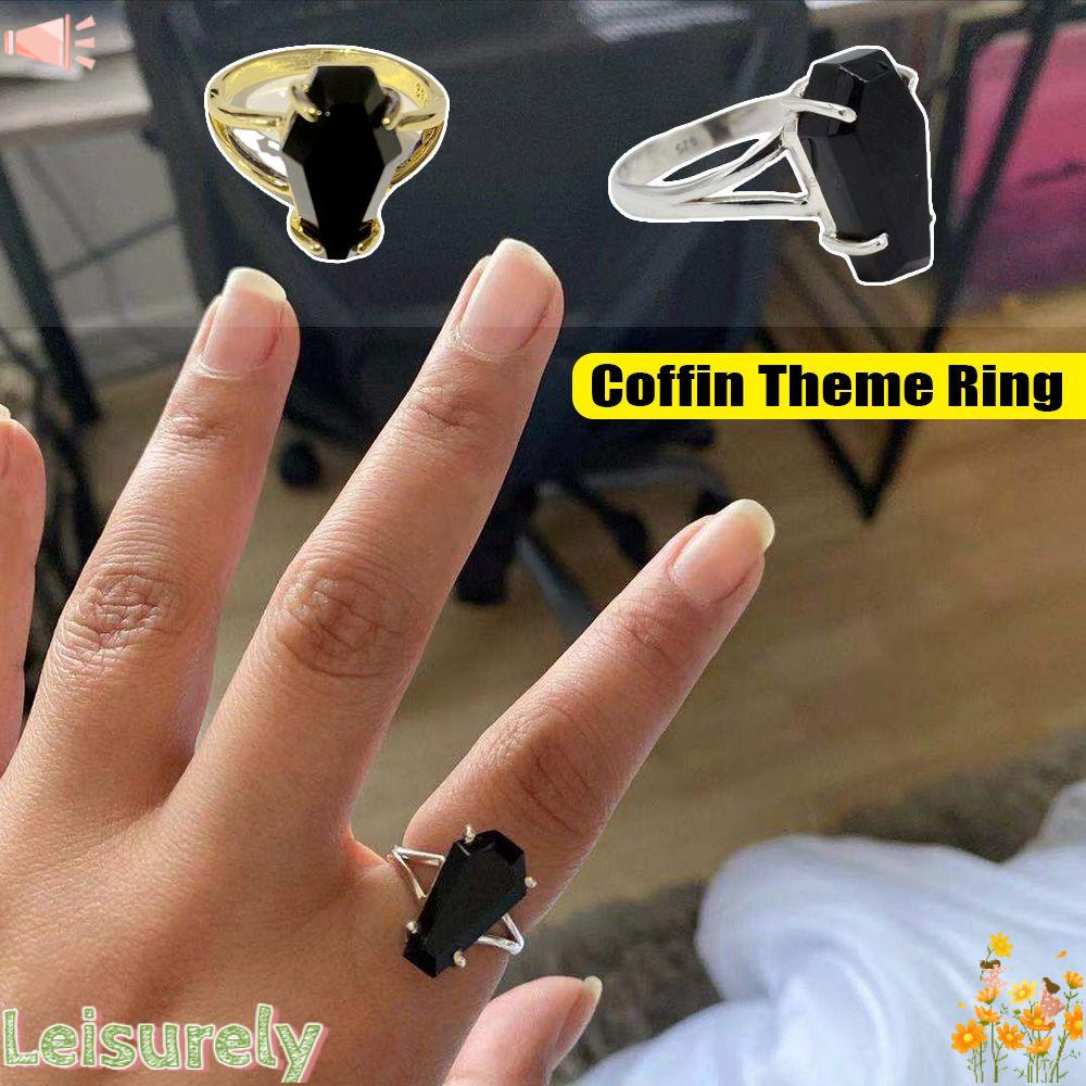 Nhẫn Coffin Phong Cách Hip Hop Punk Gothic Cho Nam Và Nữ