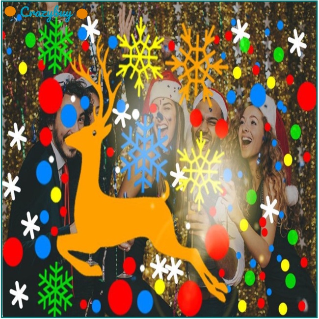 Cr Đèn Chiếu Sáng Giáng Sinh 16 Họa Tiết Độc Đáo Trang Trí Nhà Cửa / Tiệc Tùng