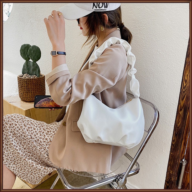 Túi Xách Da Pu Có Khóa Kéo Phong Cách Hàn Quốc Cho Nữ