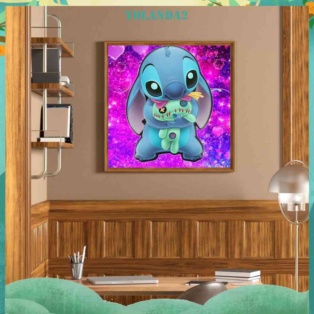 Bộ Tranh Đính Đá 5D Họa Tiết Hoạt Hình Độc Đáo DIY Dùng Trang Trí Nhà Cửa