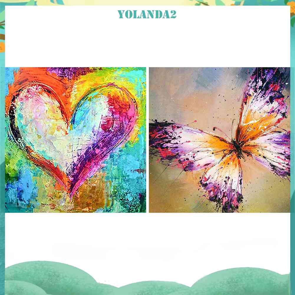 Màu Sắc Bộ Tranh Đính Đá Họa Tiết Mực Trừu Tượng Độc Đáo Trang Trí Nội Thấ