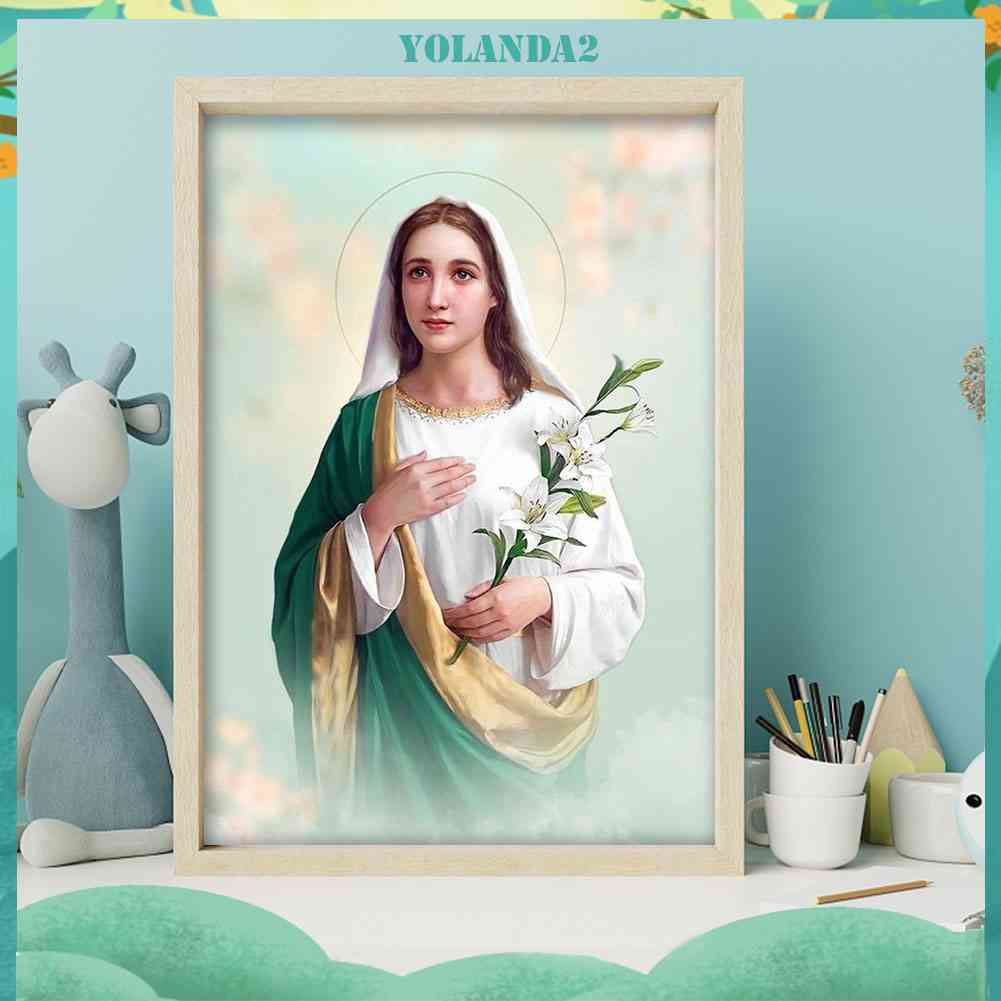 Tranh Đính Đá Kim Cương Toàn Bộ 5D DIY Hình Vẽ Nhân Vật Trang Trí Tường