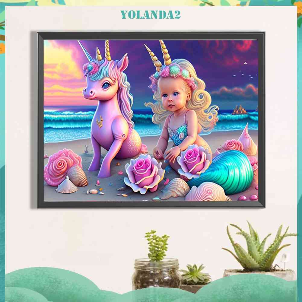 Tranh Đính Đá Kim Cương Toàn Bộ 5D DIY Hình Vẽ Trẻ Em Trang Trí Nhà Cửa