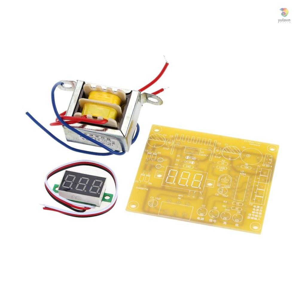 Bộ Nguồn Cung Cấp Điện LM317 1.25V-12V Tự Làm Chuyên Dụng