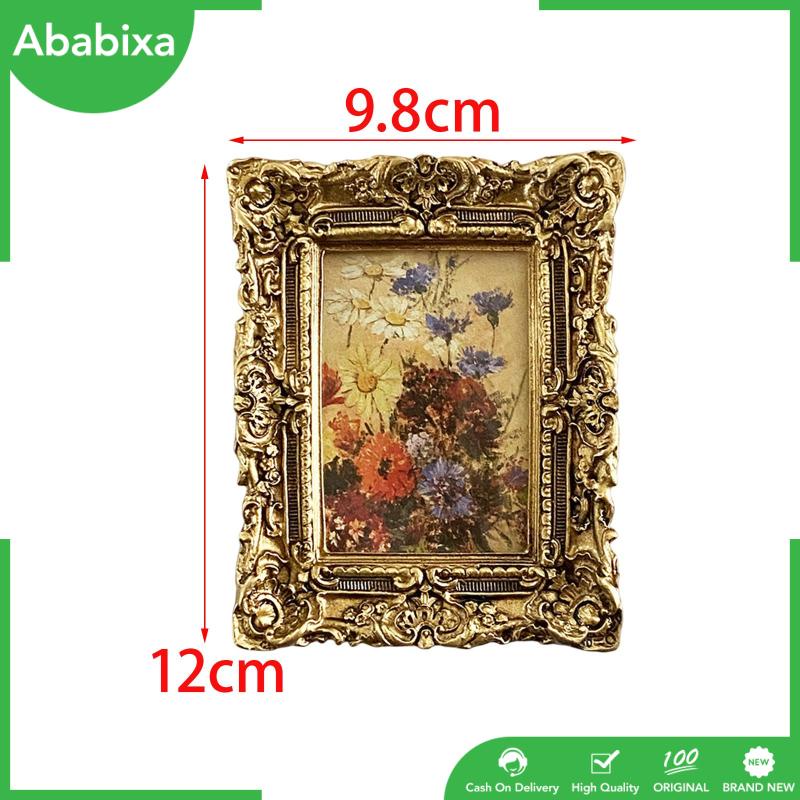 [Ababixa] Khung Ảnh Để Bàn Bằng Nhựa Resin Cổ Điển Trang Trí Phòng Ngủ / Văn Phòng / Làm Quà Tặng