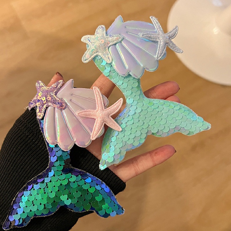 Kẹp Tóc Hình Vỏ Sò Đáng Yêu Dành Cho Bé Gái