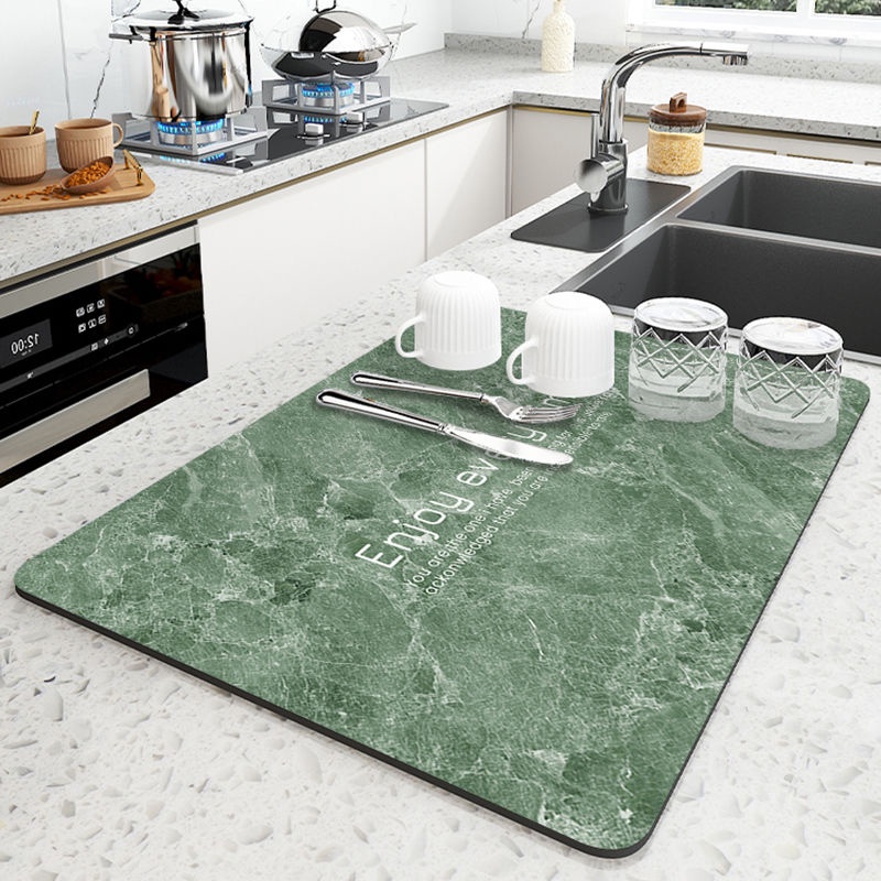 Thảm Lót Thấm Hút Nước Nhanh Khô Tiện Dụng Cho Nhà Bếp
