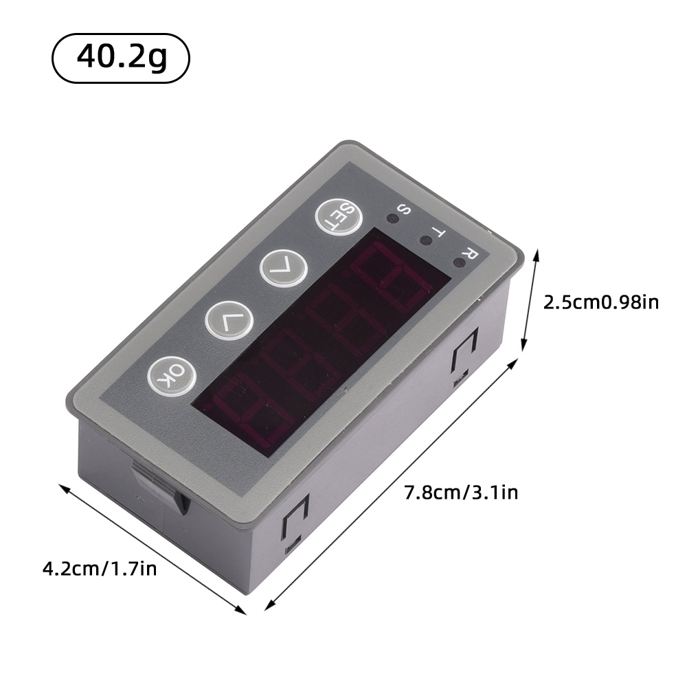 RIRIHI Màn Hình Hiển Thị Số Hiển Thị Số 0-10V 0-20mA 2-10V 4-20mA