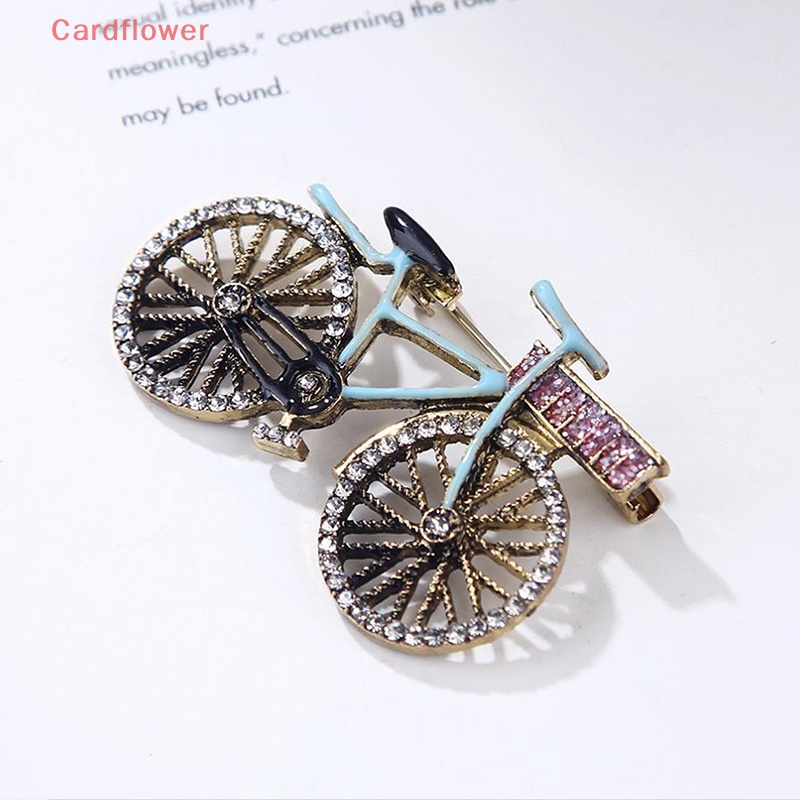 (MớI) Ghim GàI ÁO HìNh Xe ĐạP ĐíNh Đá Xinh XắN