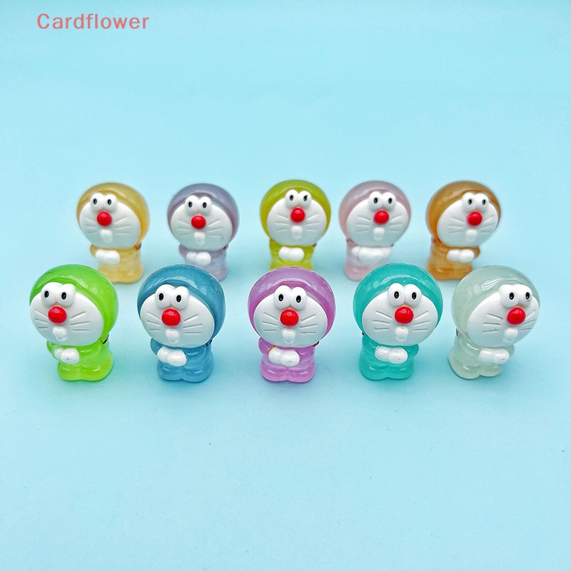 1 Đồ trang trí Nhân Vật Hoạt Hình Mini Bằng Resin Phát Quang DIY Mới